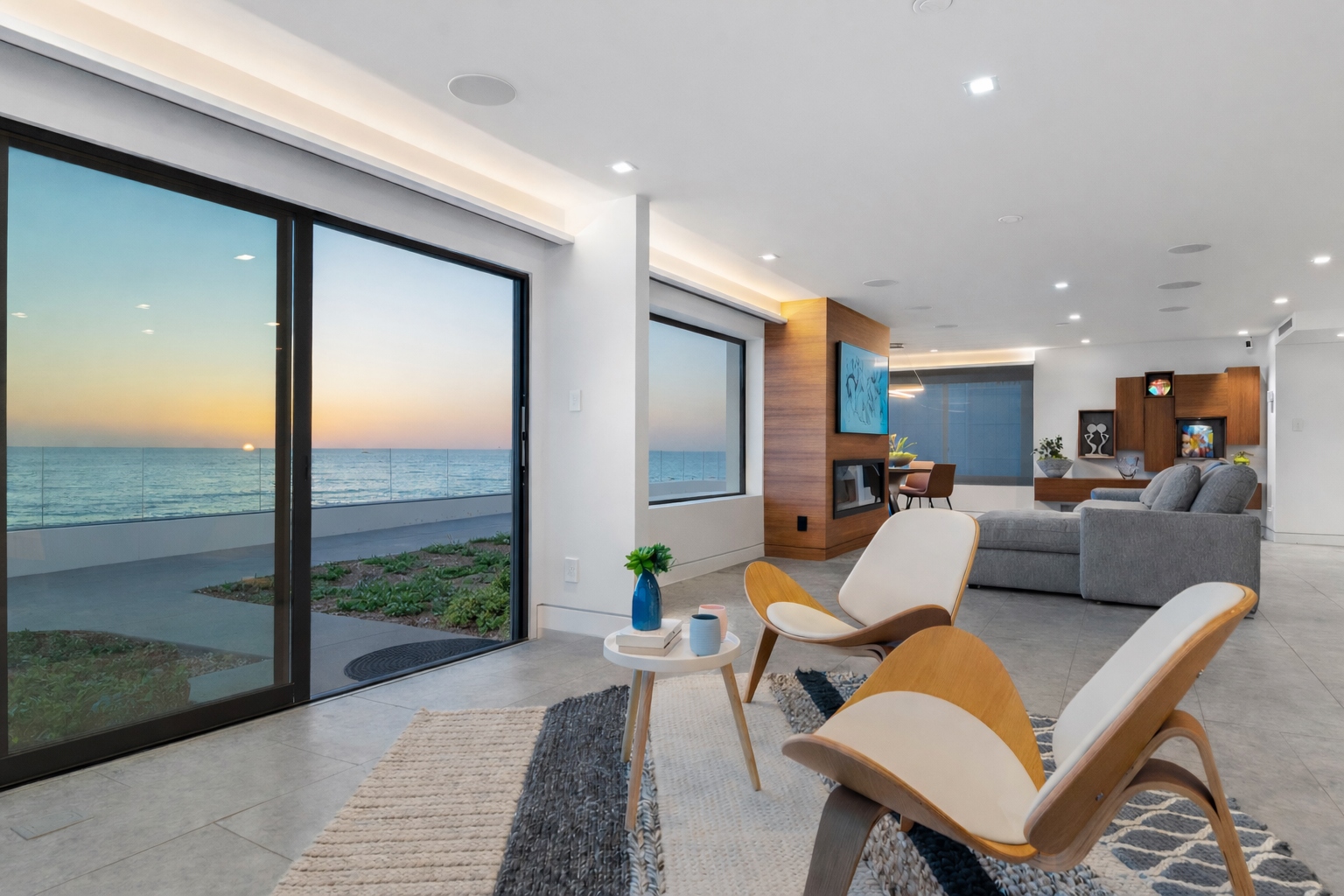 Open-concept living room northwest