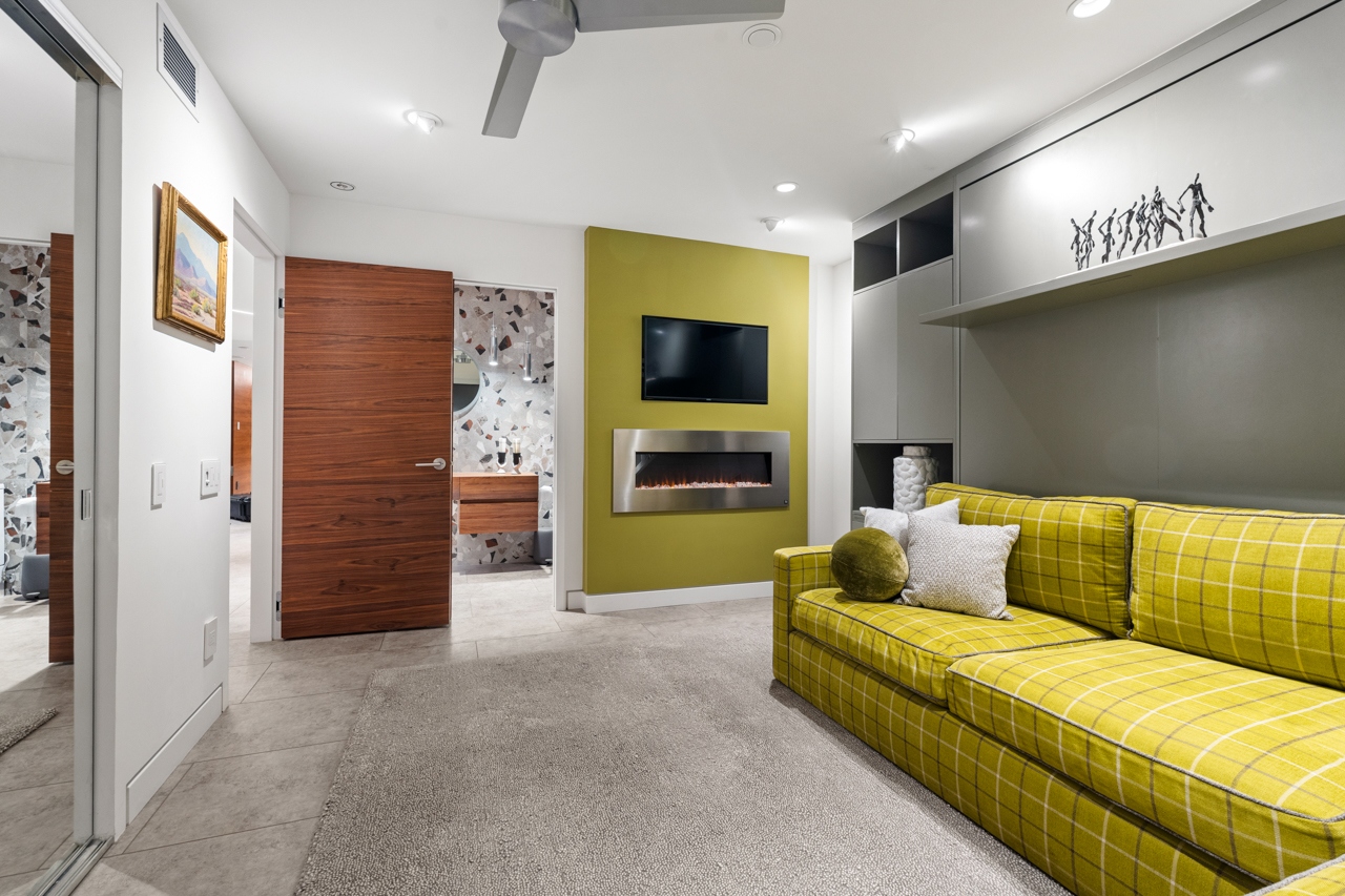 Guest suite with Murphy bed open